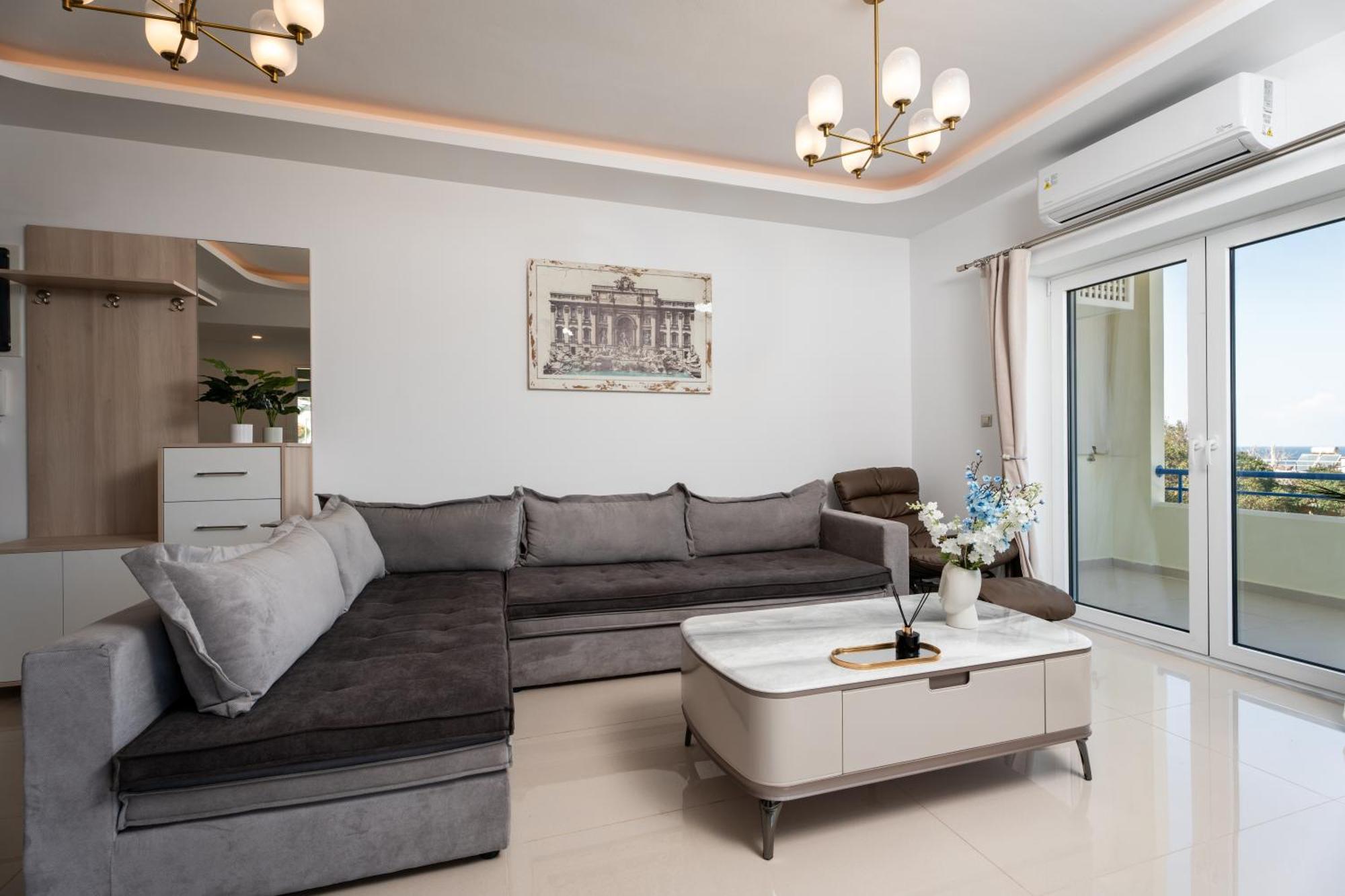 Secret View Apartment, With Private Jacuzzi Rethymno Esterno foto